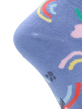 Calcetin Niña V24G PED ST RAINBOW Azul