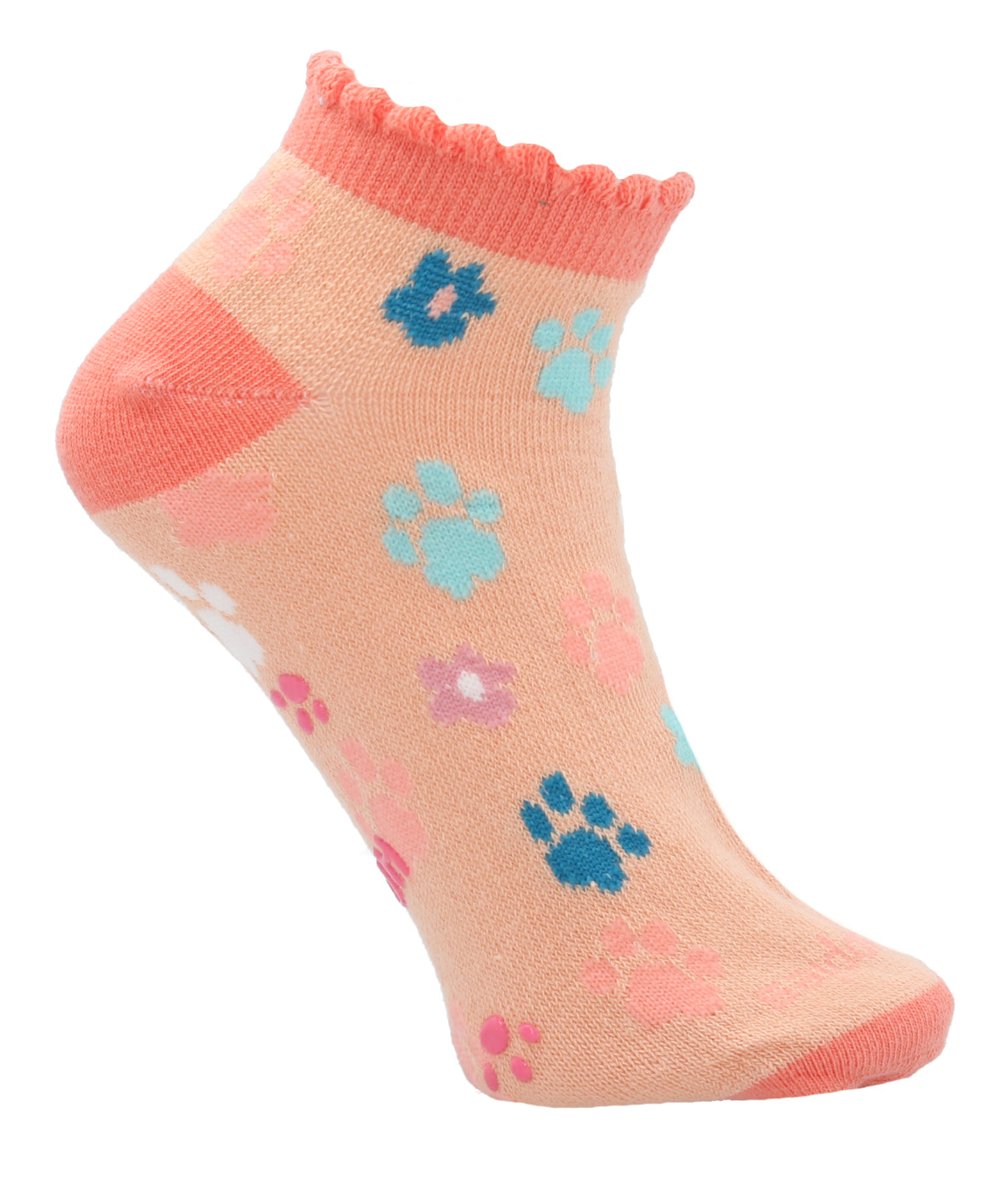 Calcetin Algodón Niña Ped St Paw Naranjo Hush Puppies