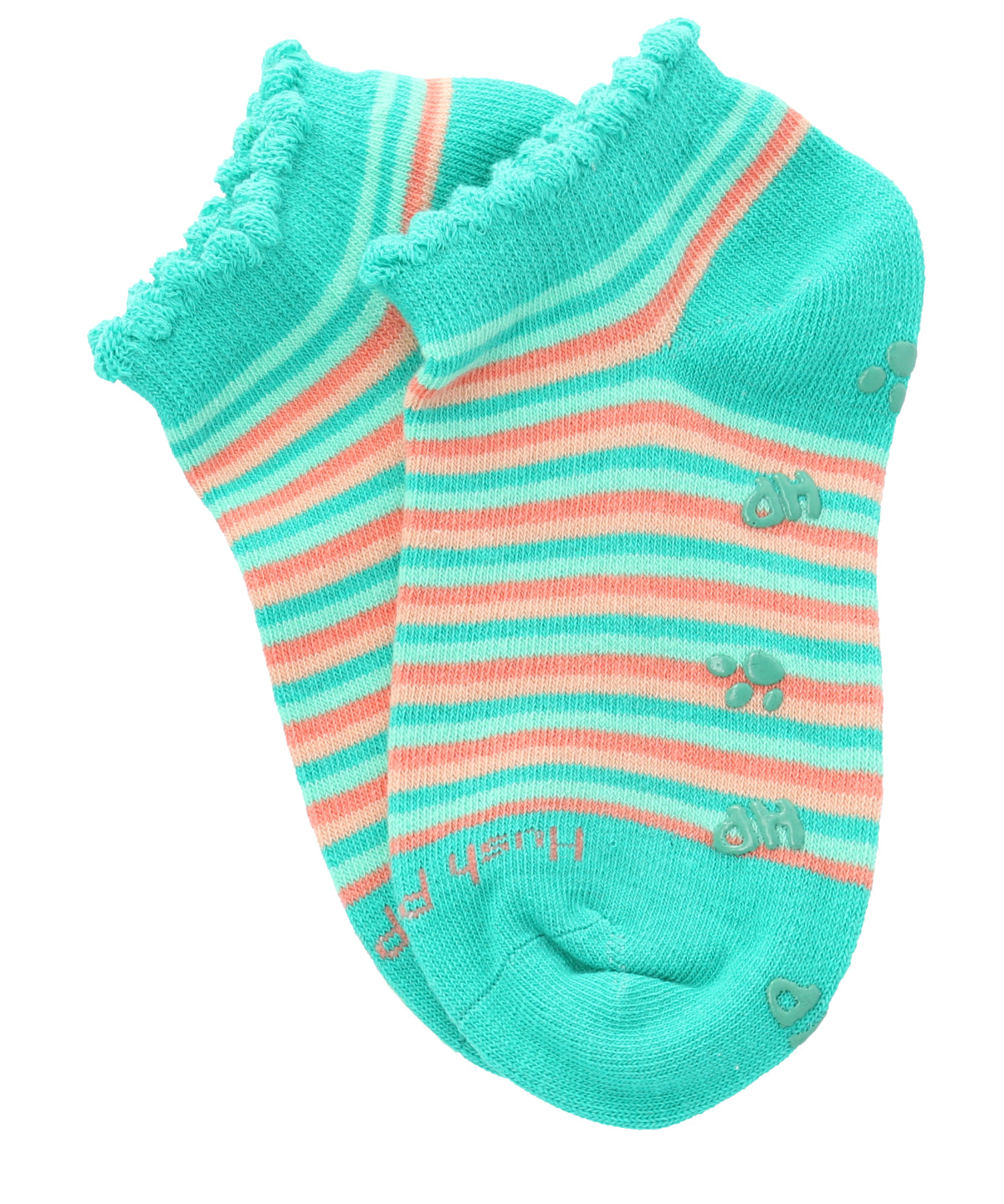 Calcetin Algodón Niña Ped St Stripes Verde Hush Puppies
