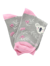 Calcetin Algodón Niña C Koala Gris Hush Puppies