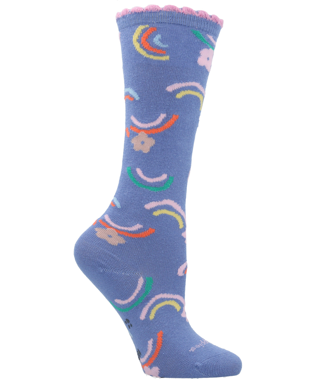 Calcetin Algodón Niña Kh St Rainbow Azul Hush Puppies