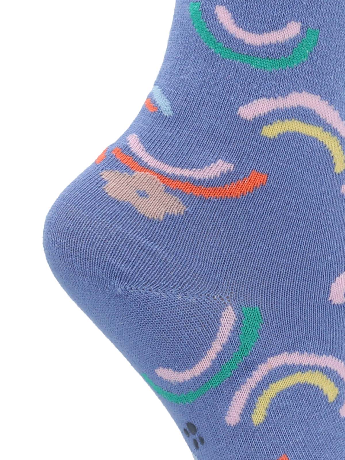 Calcetin Algodón Niña Kh St Rainbow Azul Hush Puppies