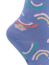 Calcetin Algodón Niña Kh St Rainbow Azul Hush Puppies