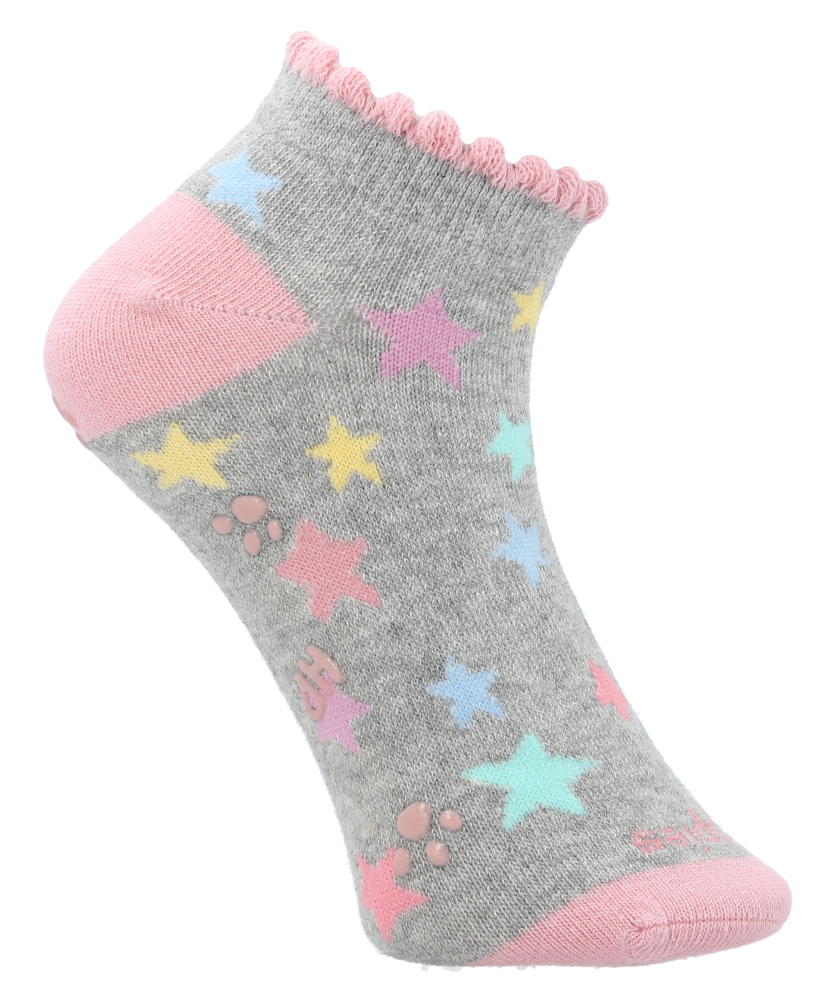Calcetin Algodón Niña Ped St Star Gris Hush Puppies