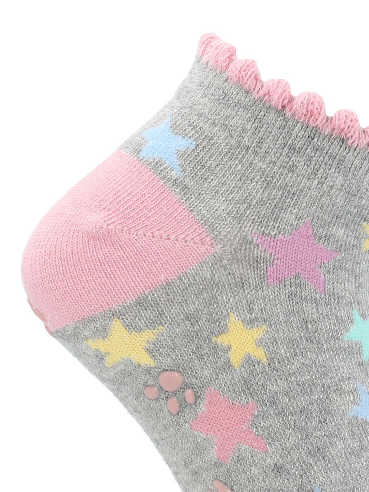 Calcetin Algodón Niña Ped St Star Gris Hush Puppies