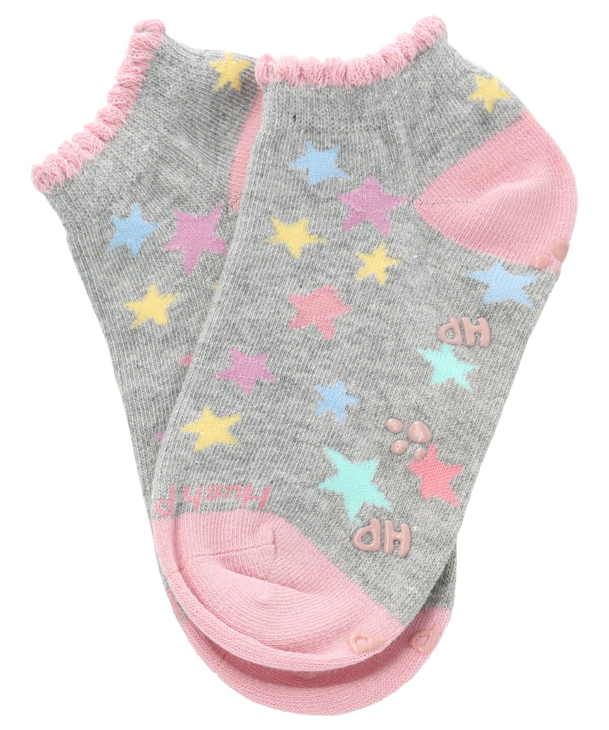 Calcetin Algodón Niña Ped St Star Gris Hush Puppies