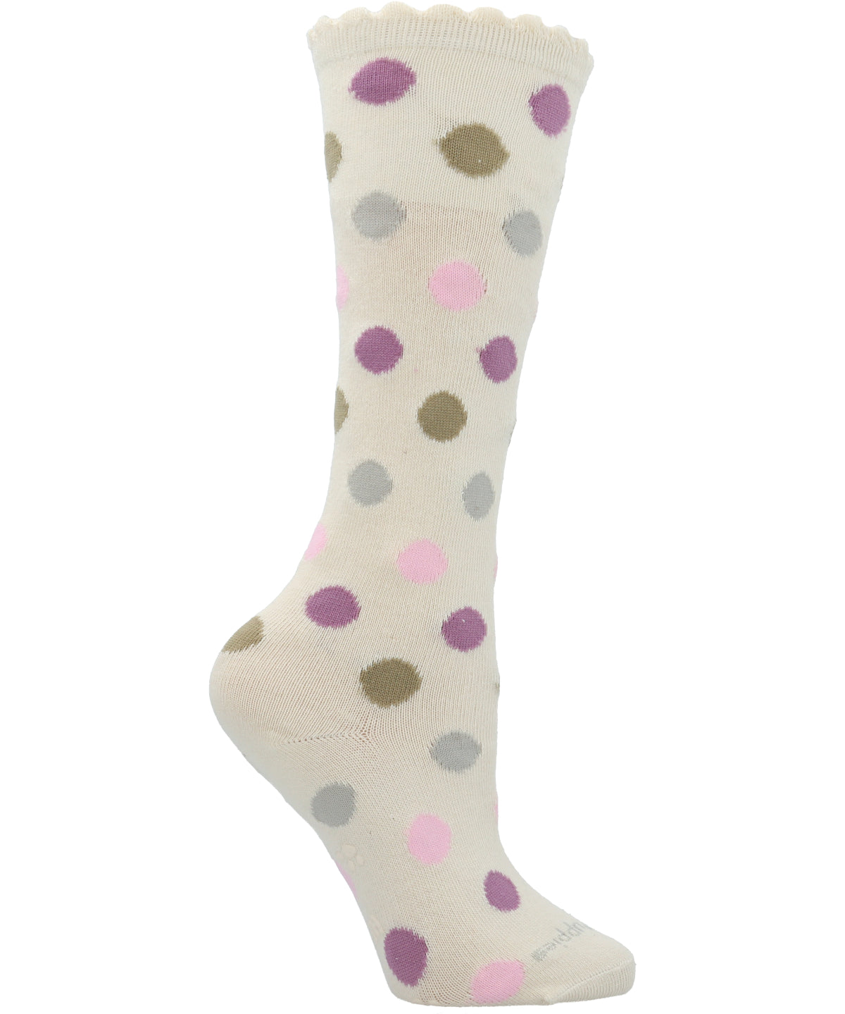 Calcetin Algodón Niña Kh St Circle Crema Hush Puppies