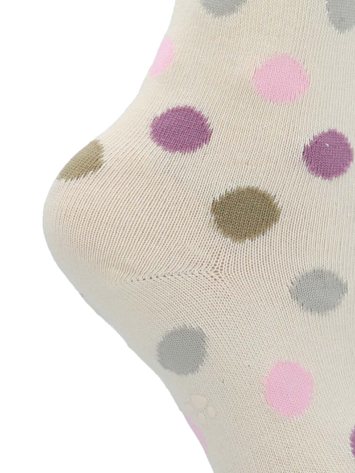 Calcetin Algodón Niña Kh St Circle Crema Hush Puppies