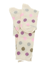Calcetin Algodón Niña Kh St Circle Crema Hush Puppies