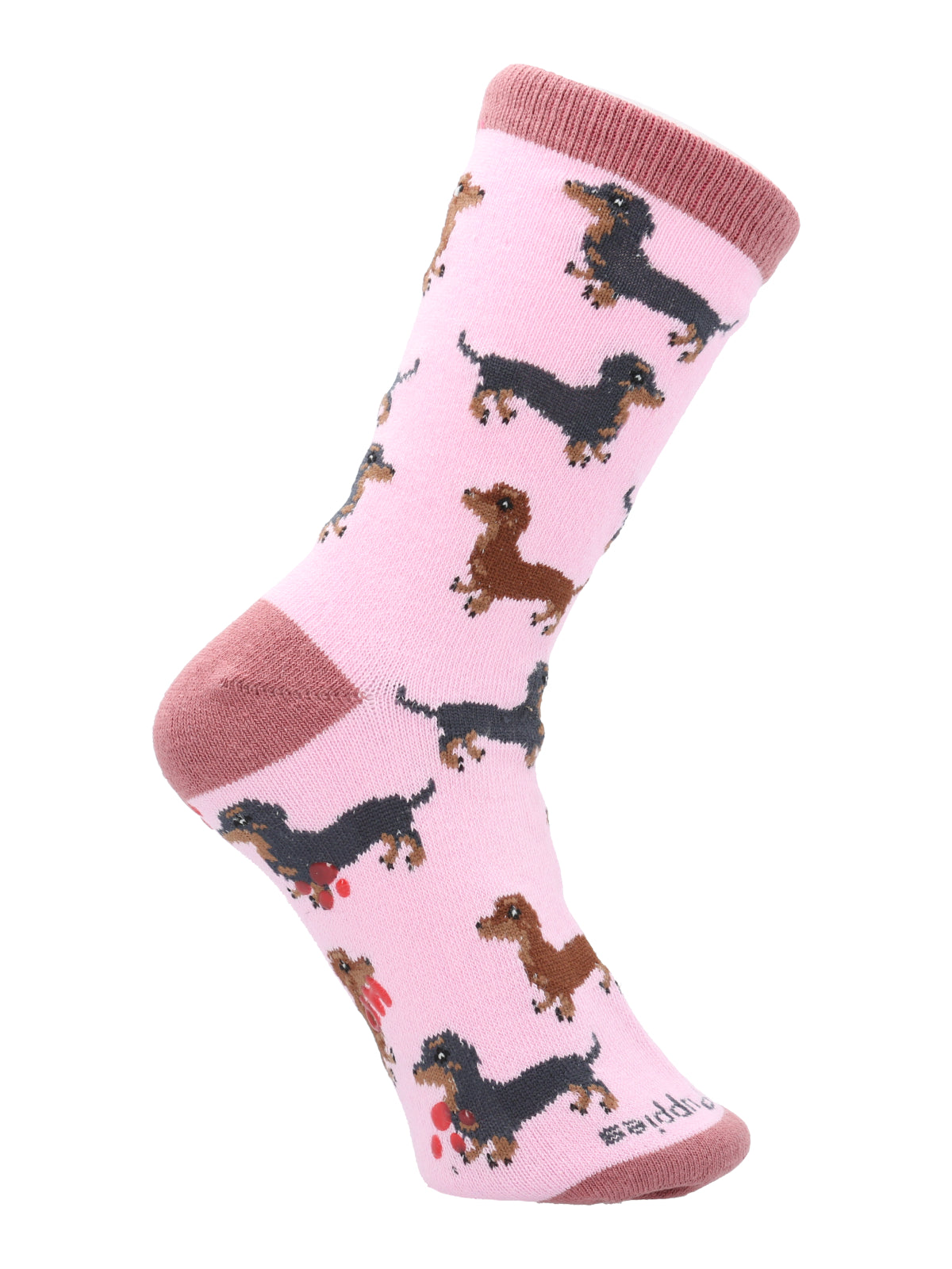 Calcetin Algodón Niña C Dachshund Rosado Hush Puppies