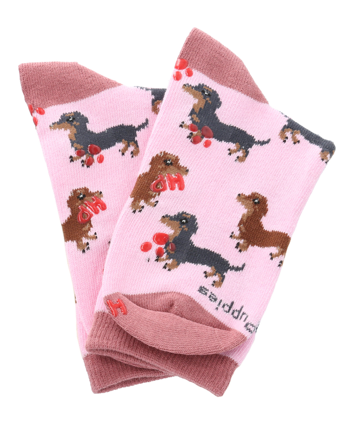 Calcetin Algodón Niña C Dachshund Rosado Hush Puppies