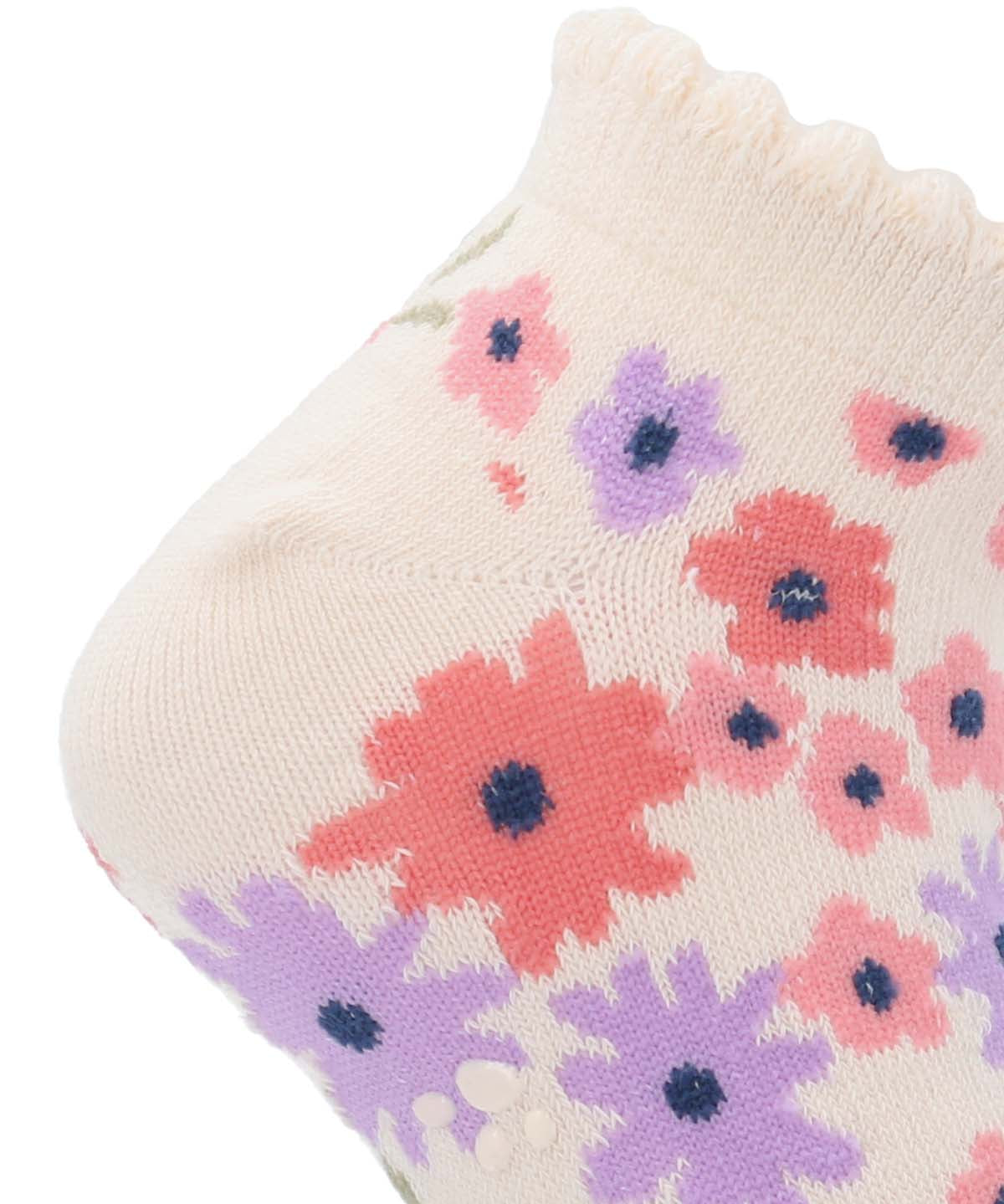 Calcetin Algodón Niña Ped St Flowers Rosado Hush Puppies
