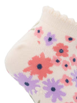 Calcetin Algodón Niña Ped St Flowers Rosado Hush Puppies