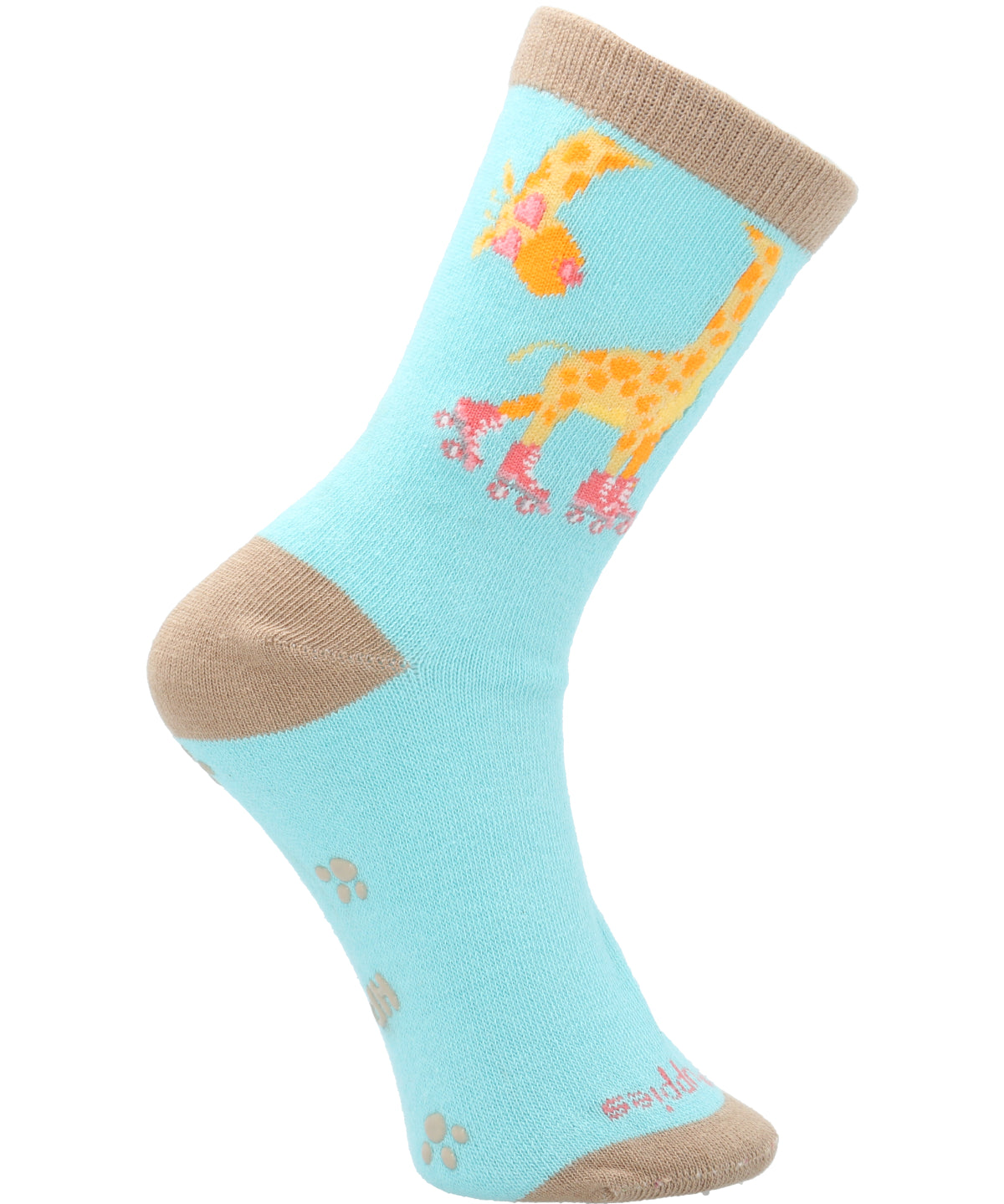 Calcetin Algodón Niña C Fun Giraffe Azul Hush Puppies