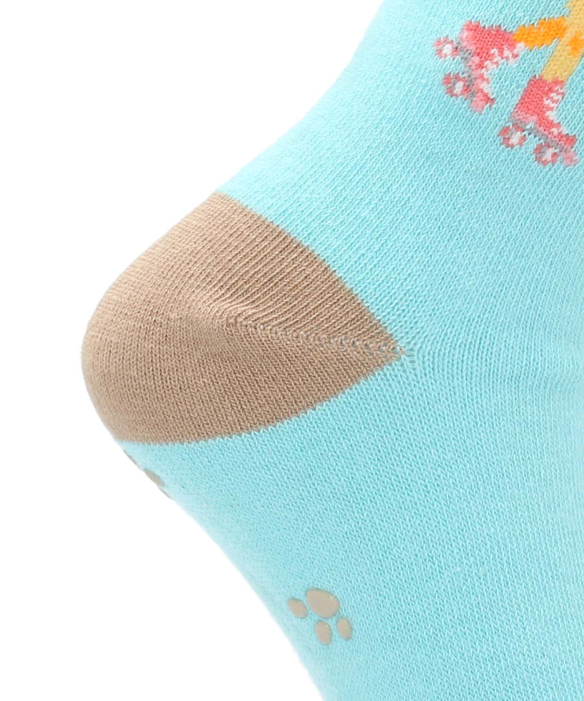 Calcetin Algodón Niña C Fun Giraffe Azul Hush Puppies