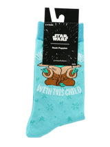 Calcetin Niña SW KIDS GROGU FORCE Celeste
