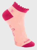 Calcetin Algodón Niña Ped St Star Rosado Hush Puppies