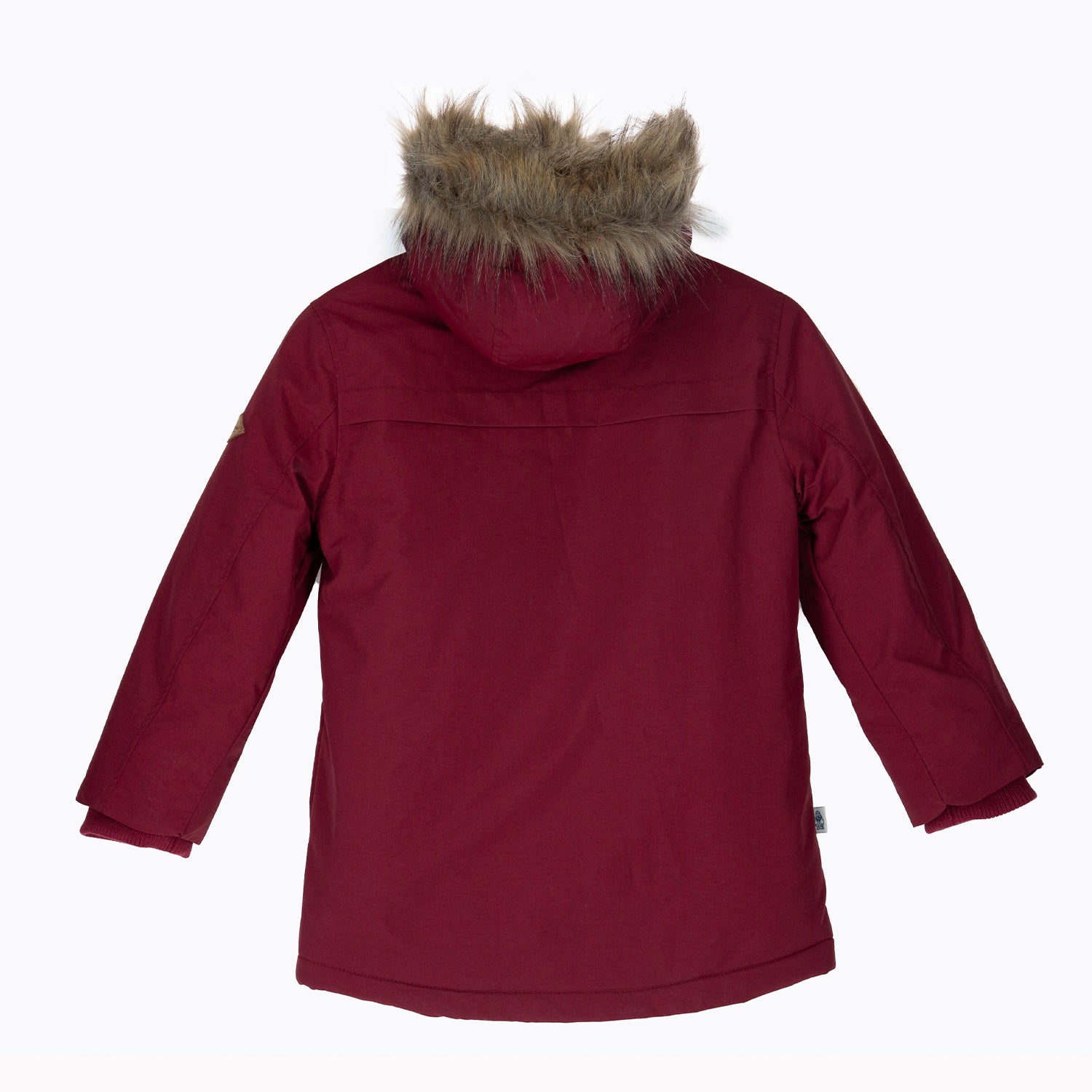 Parka Niño Bulldog Burdeo