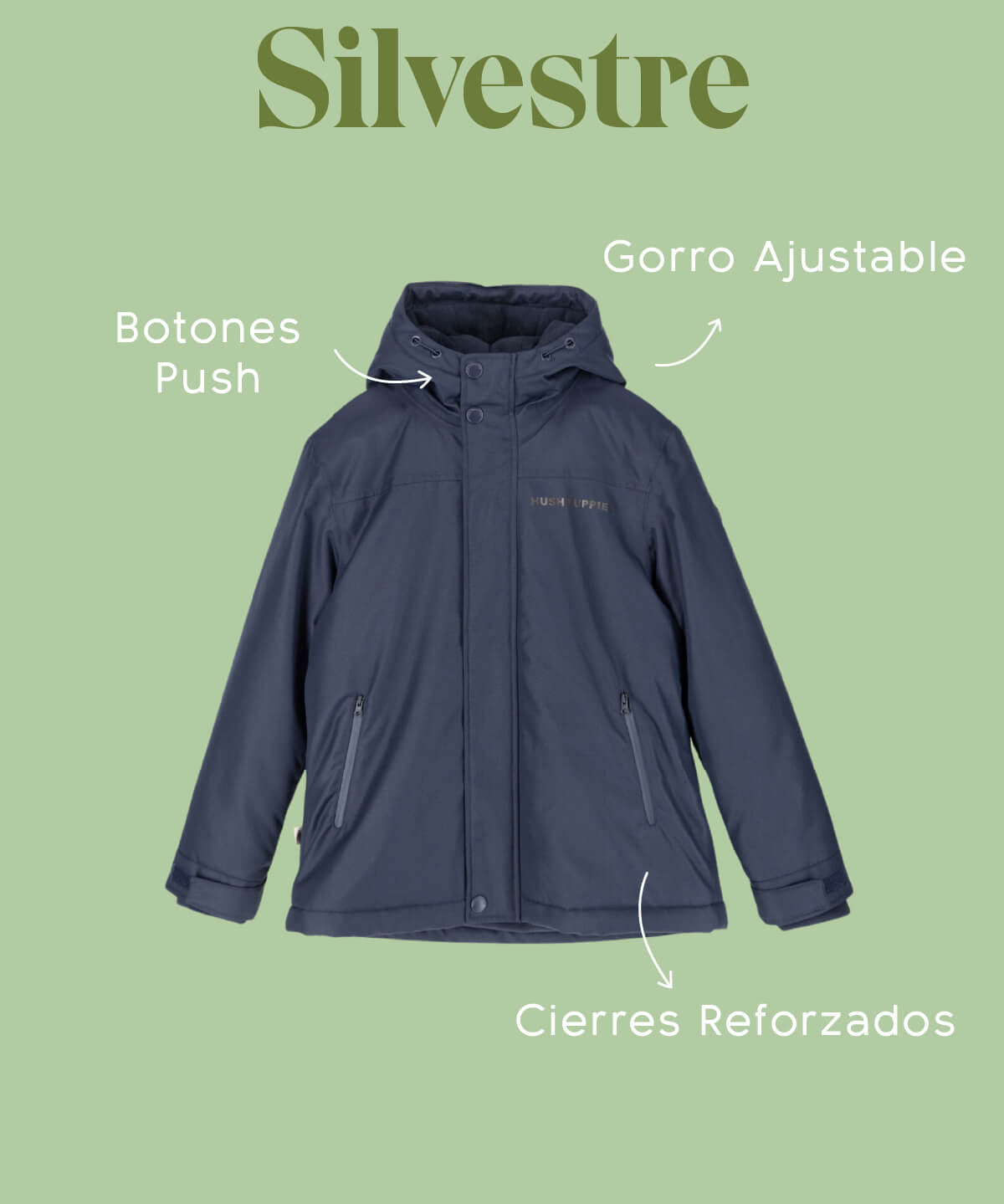 Chaqueta Waterproof Navy