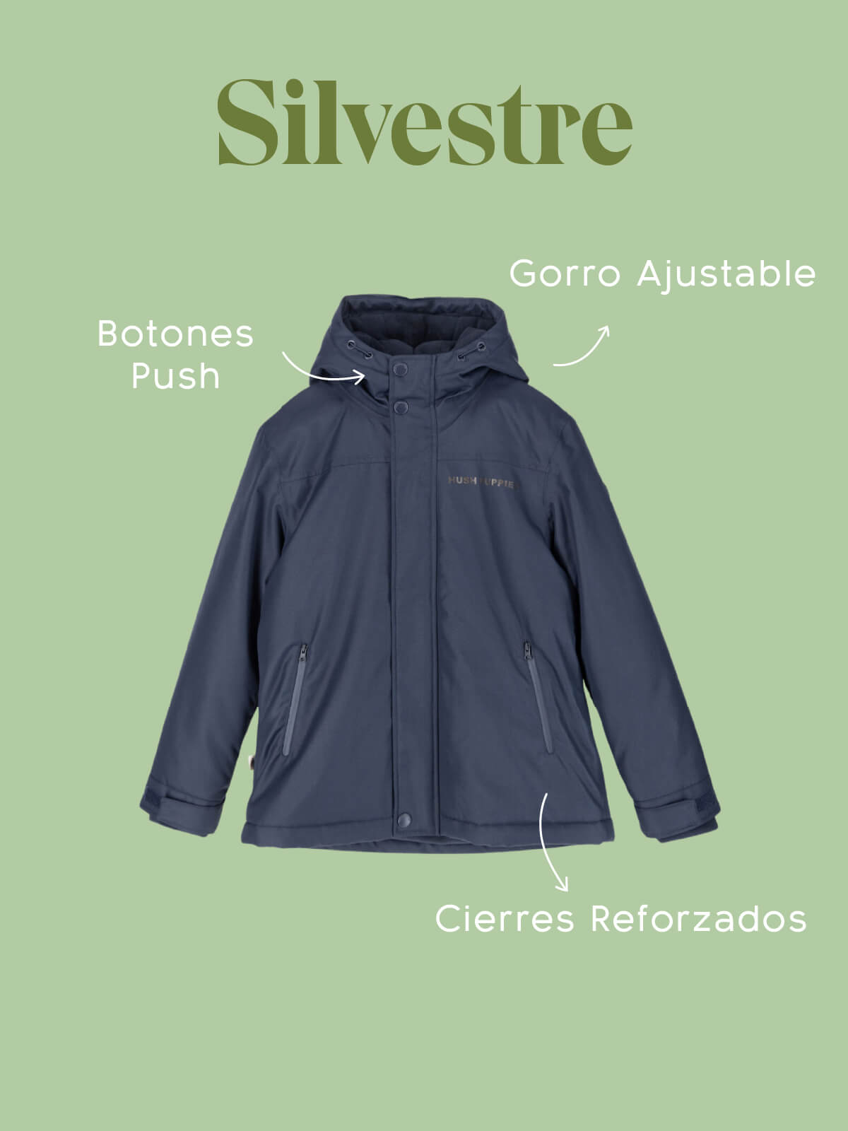 Chaqueta Waterproof Navy
