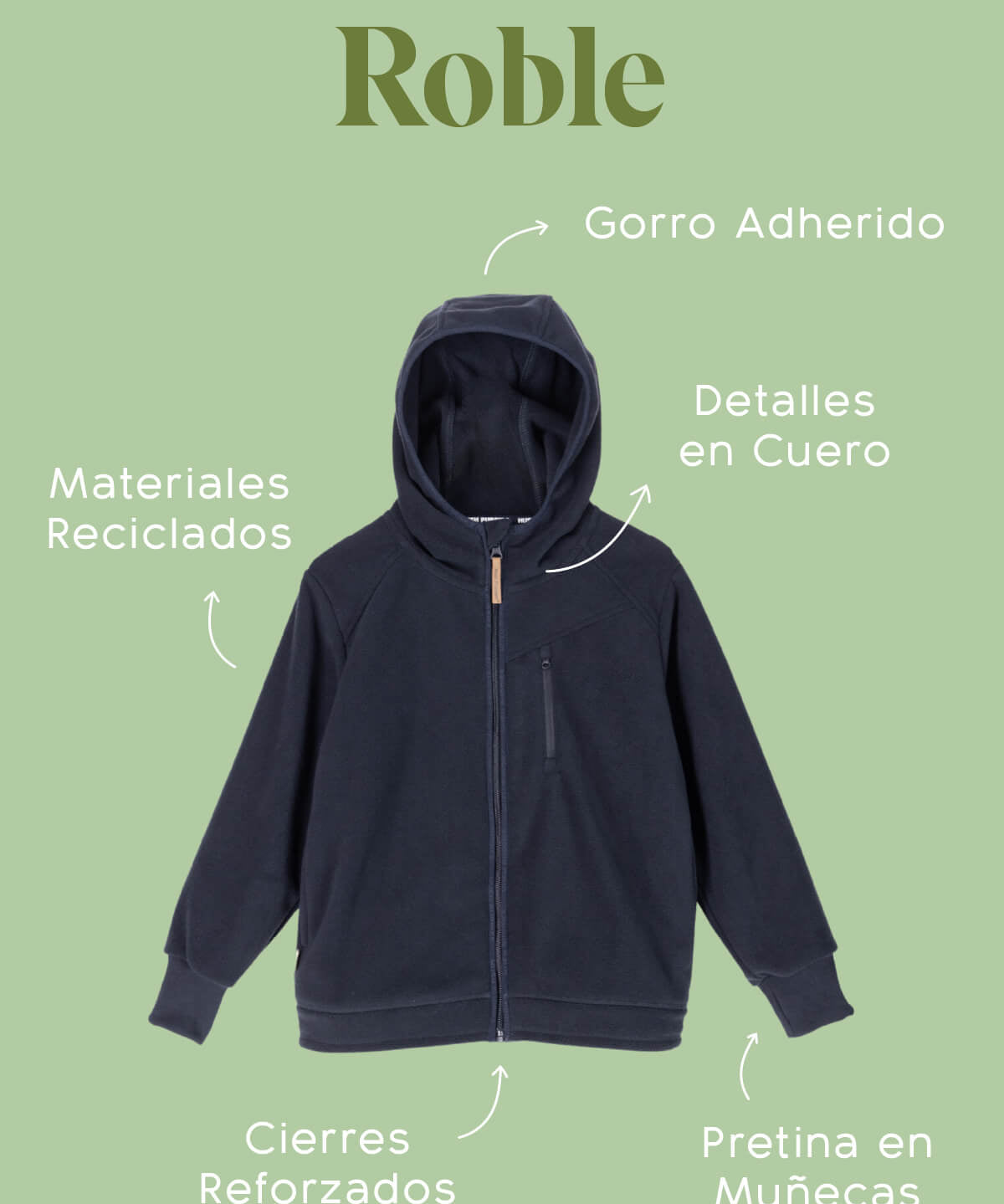 Polar Escolar Roble Navy