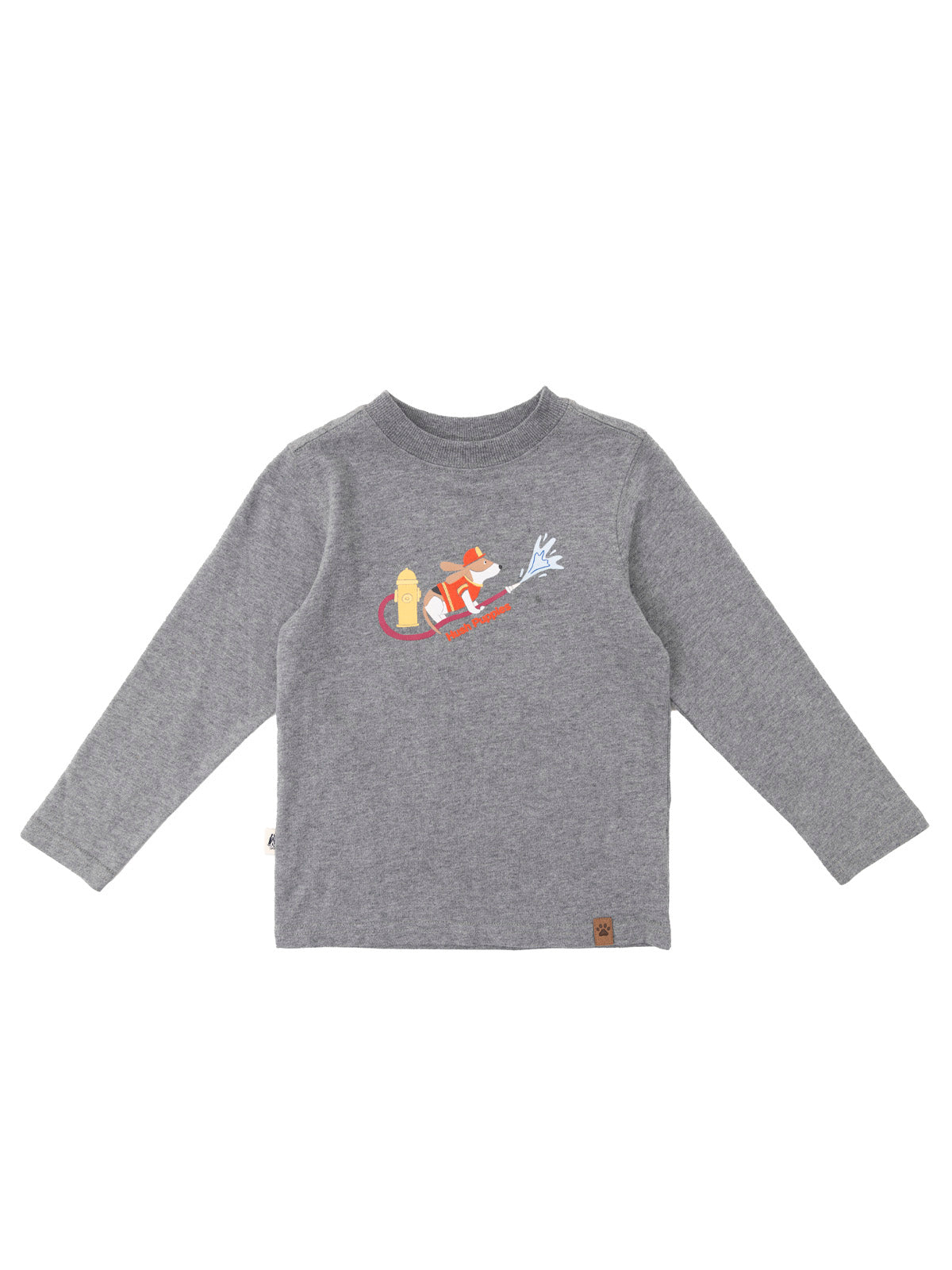 Polera Manga Larga Niño Imagine Gris