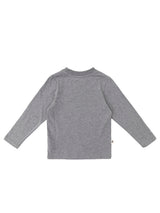 Polera Manga Larga Niño Imagine Gris