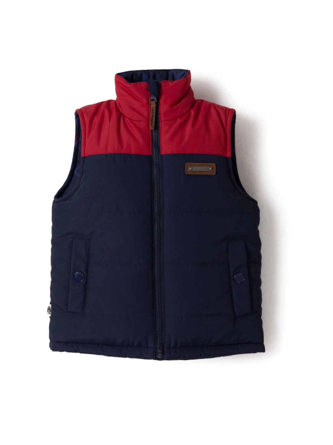 Parka Sin Mangas Blaze Niño Beige