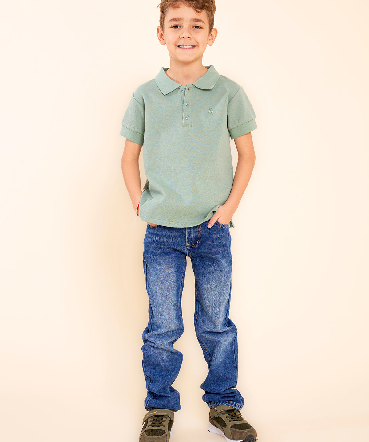 Polera Niño Springboks Verde
