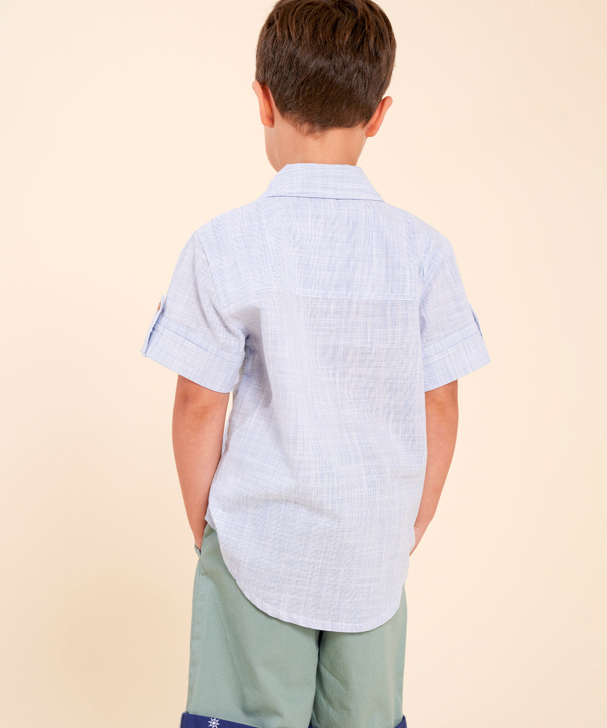Camisa Niño Summer Celeste