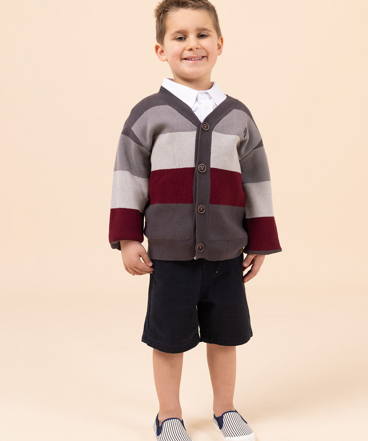 Chaleco Niño Cantembury Gris