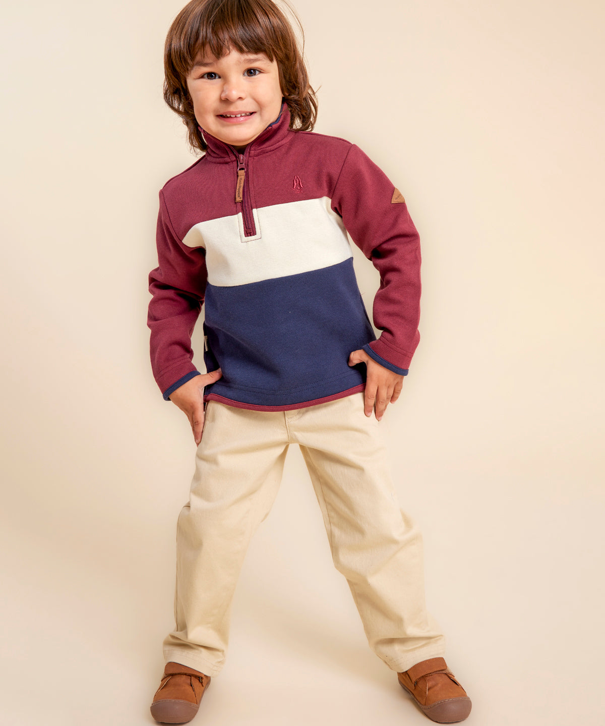 Pantalón Niño Baco Beige