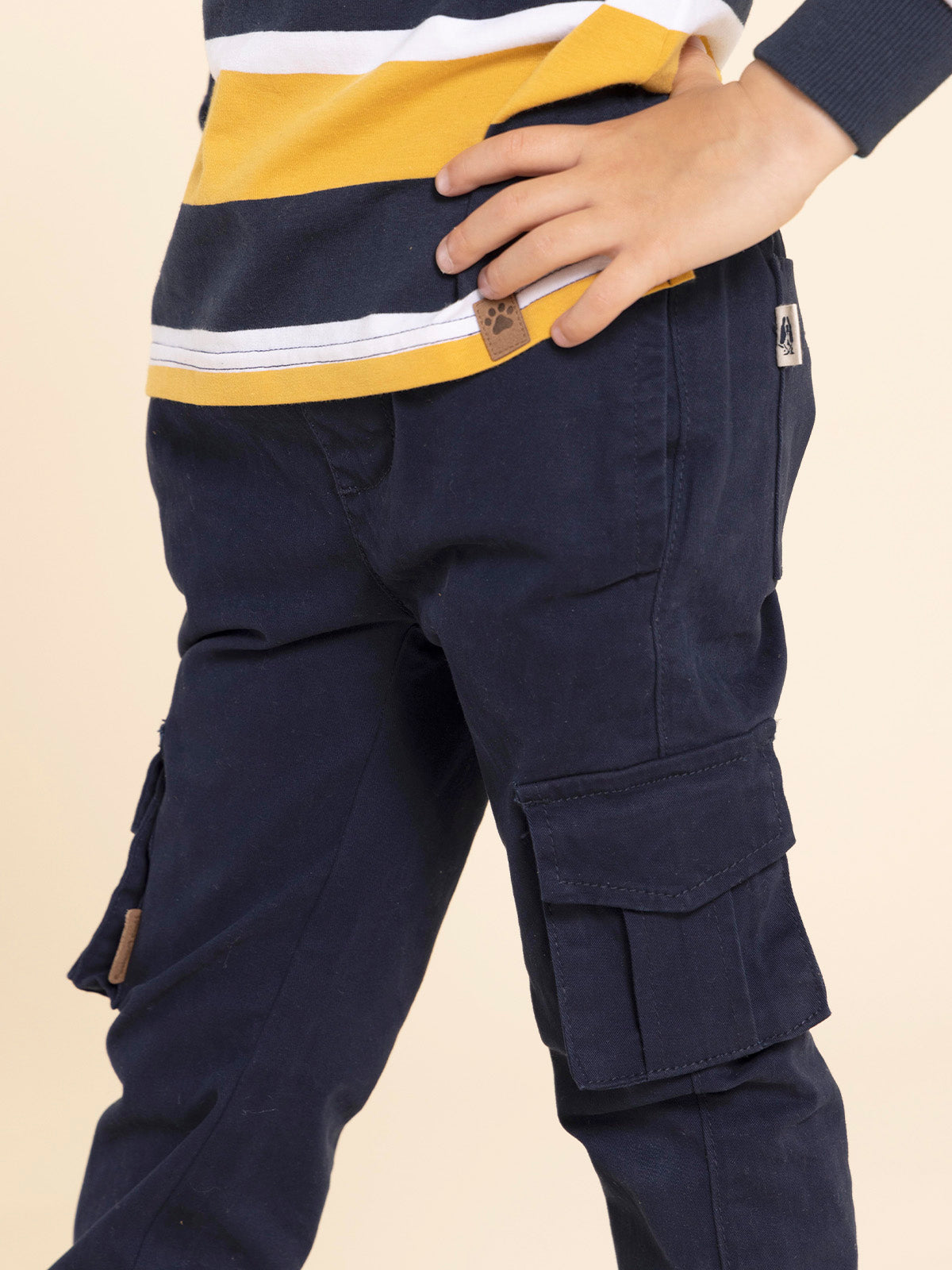Pantalon Niño Skout Azul
