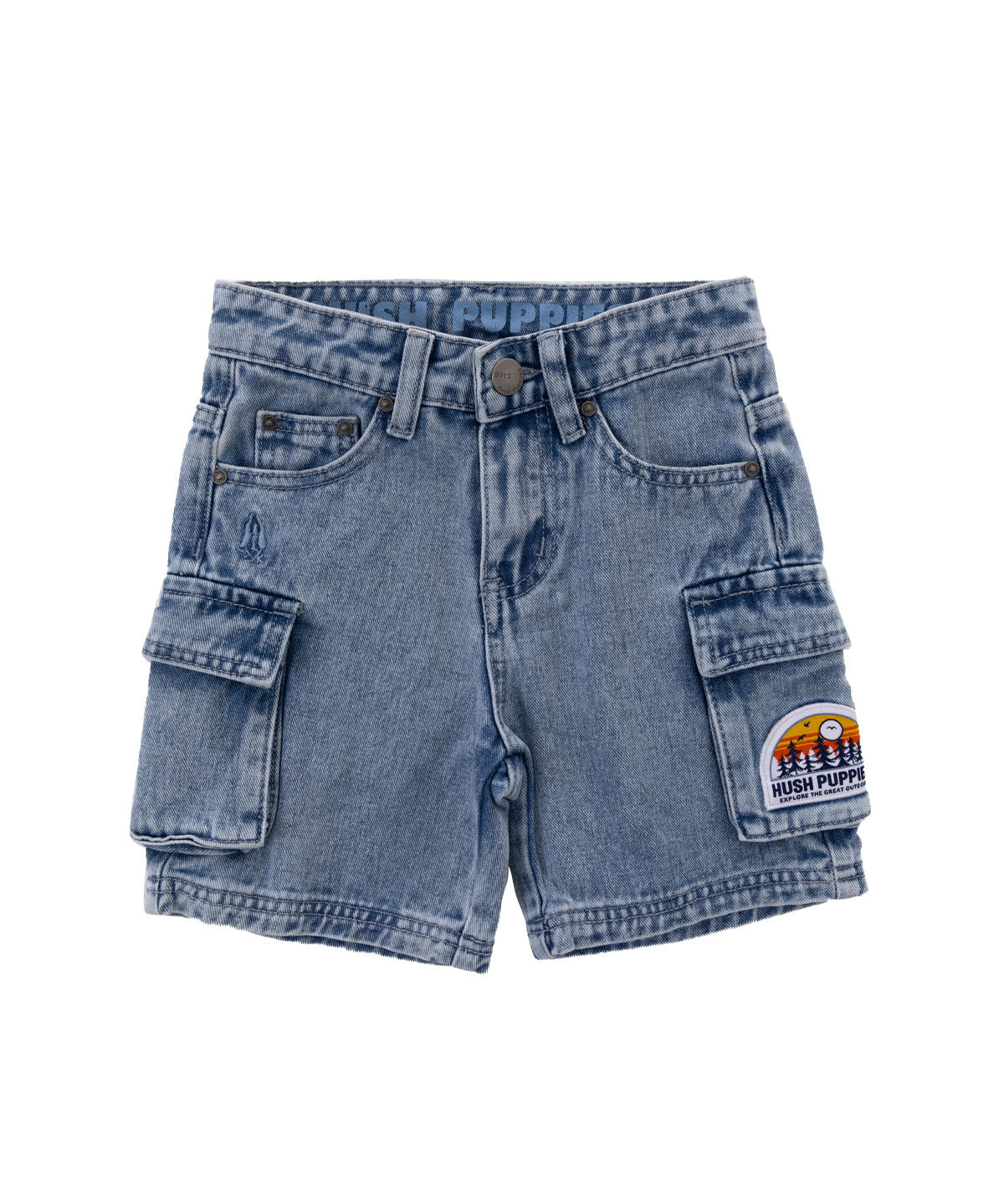 Short Niño Hemer Denim Claro