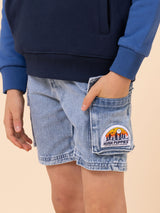 Short Niño Hemer Denim Claro