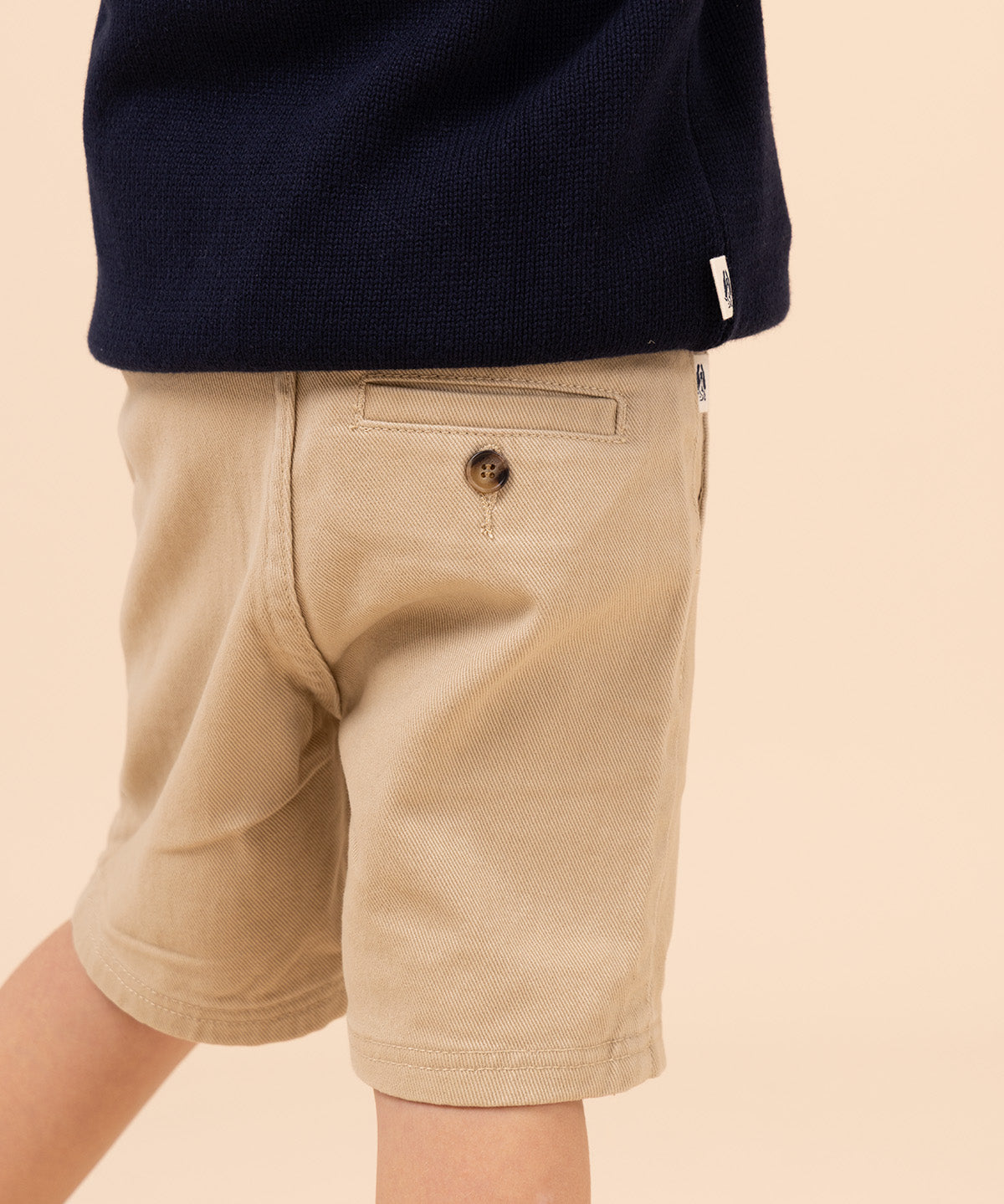 Short Niño Clasico Beige