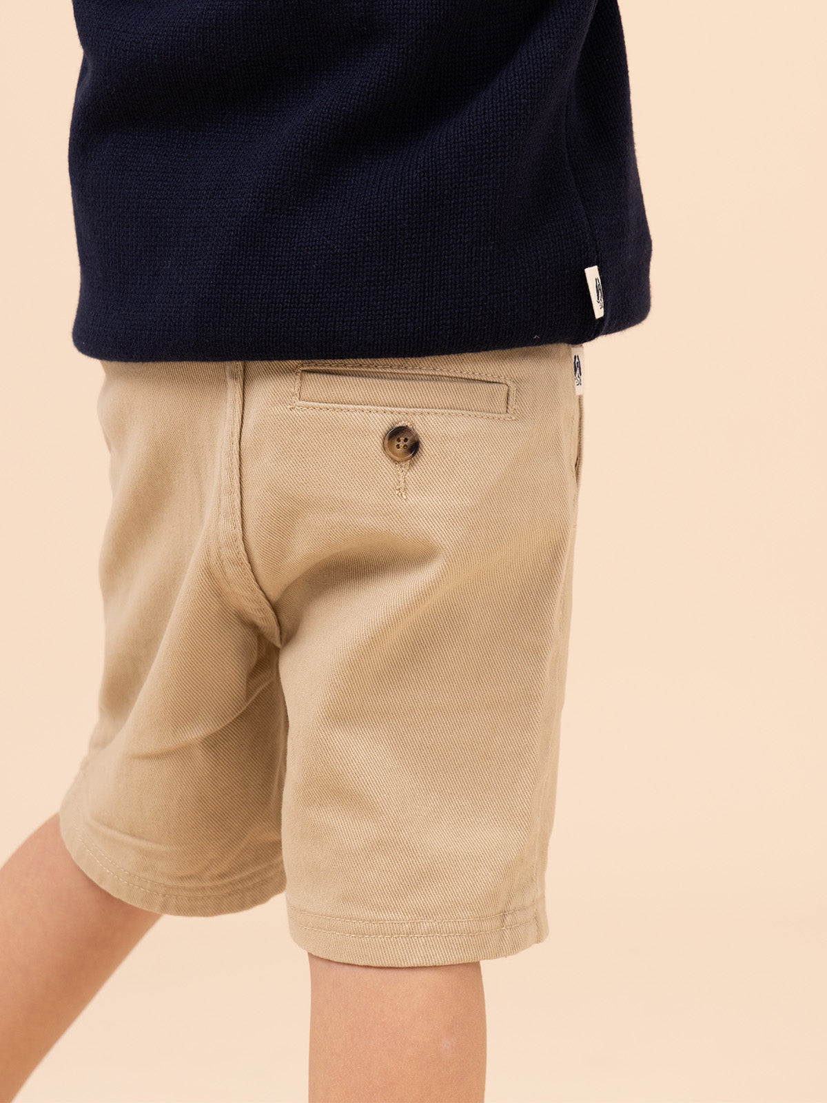 Short Niño Clasico Beige