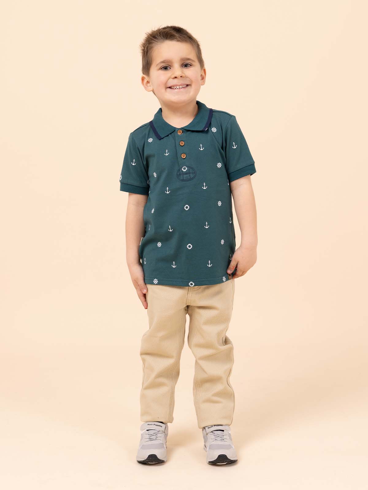 Pantalón Niño Clásico Beige