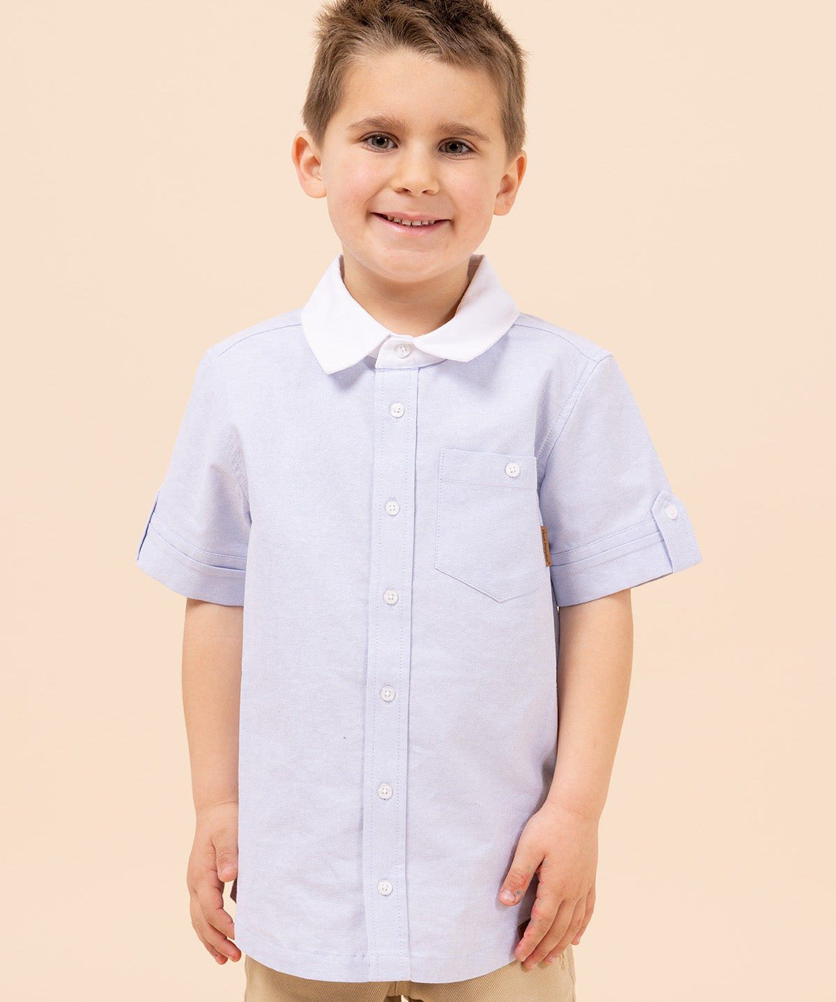 Camisa Niño Coburgo Celeste