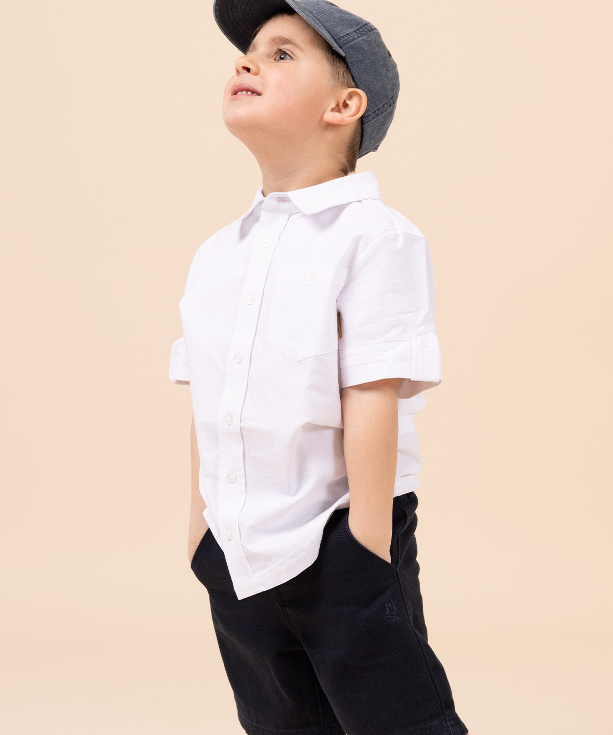 Camisa Niño Coburgo Blanco