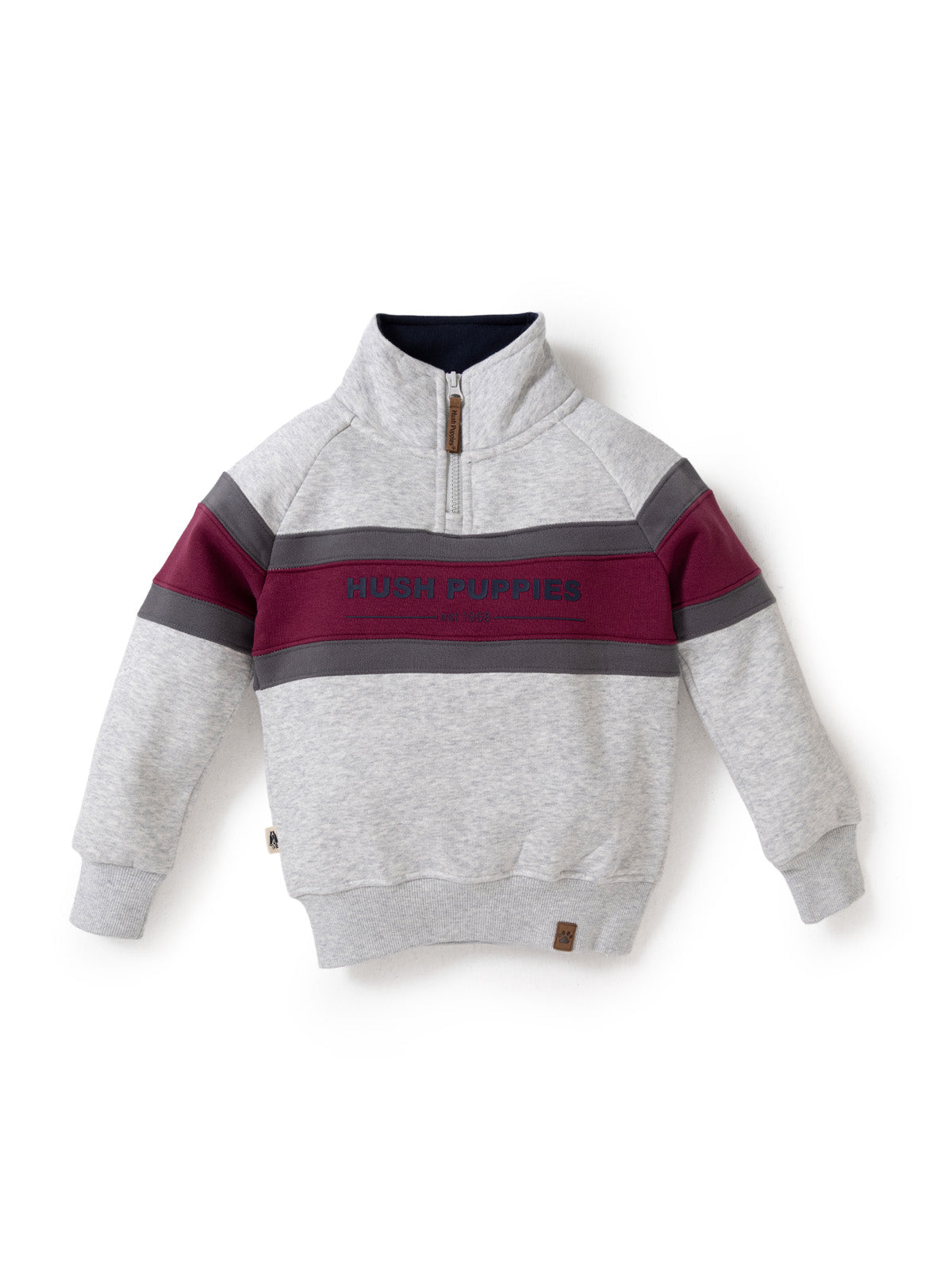 Poleron Andino Niño Gris
