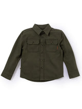 Camisa Manga Larga Rust Niño Verde