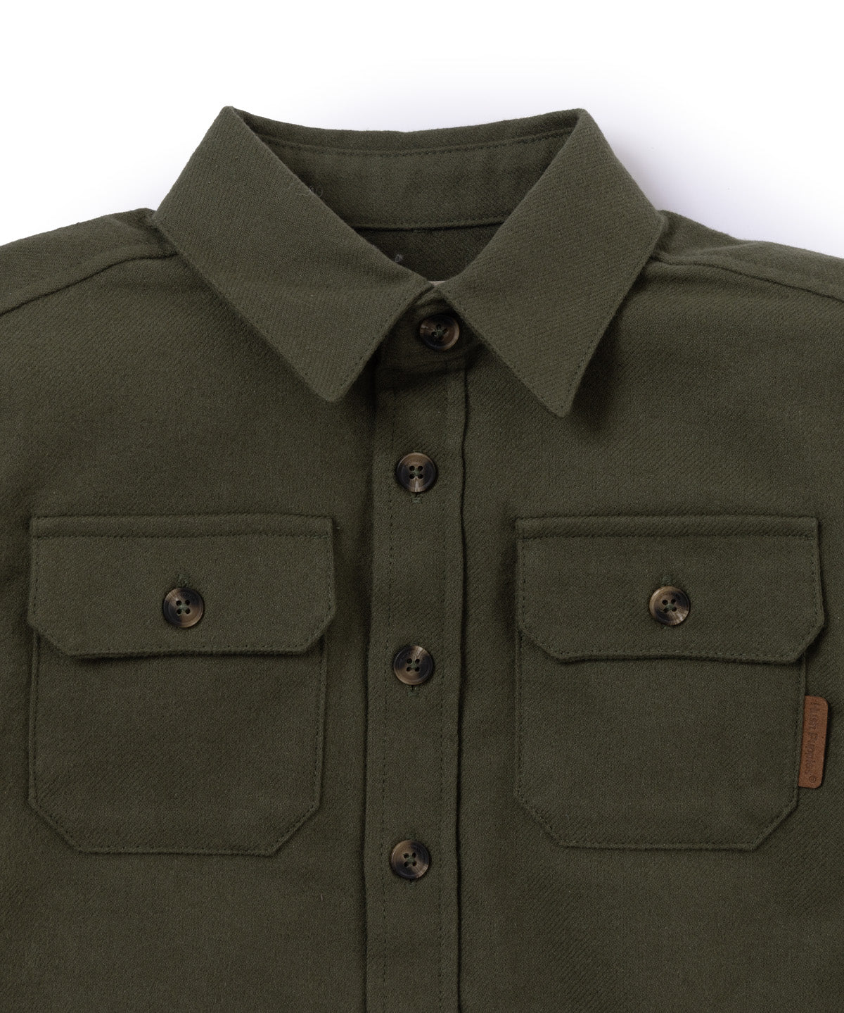 Camisa Manga Larga Rust Niño Verde