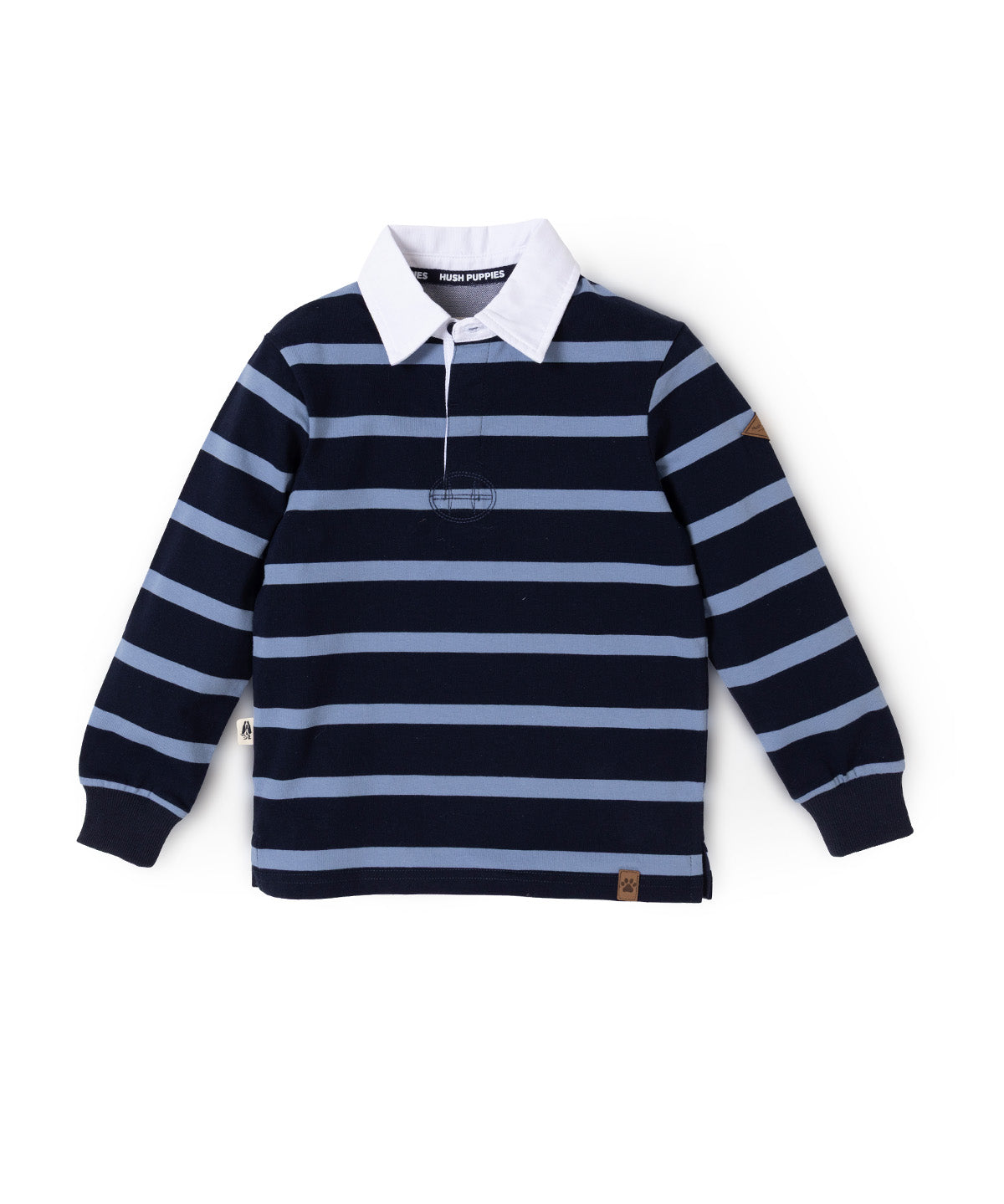 Polera Manga Larga Timber Niño Azul