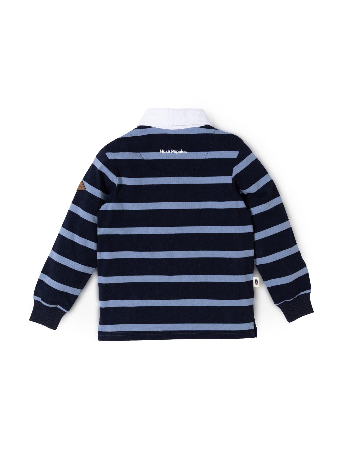 Polera Manga Larga Timber Niño Azul