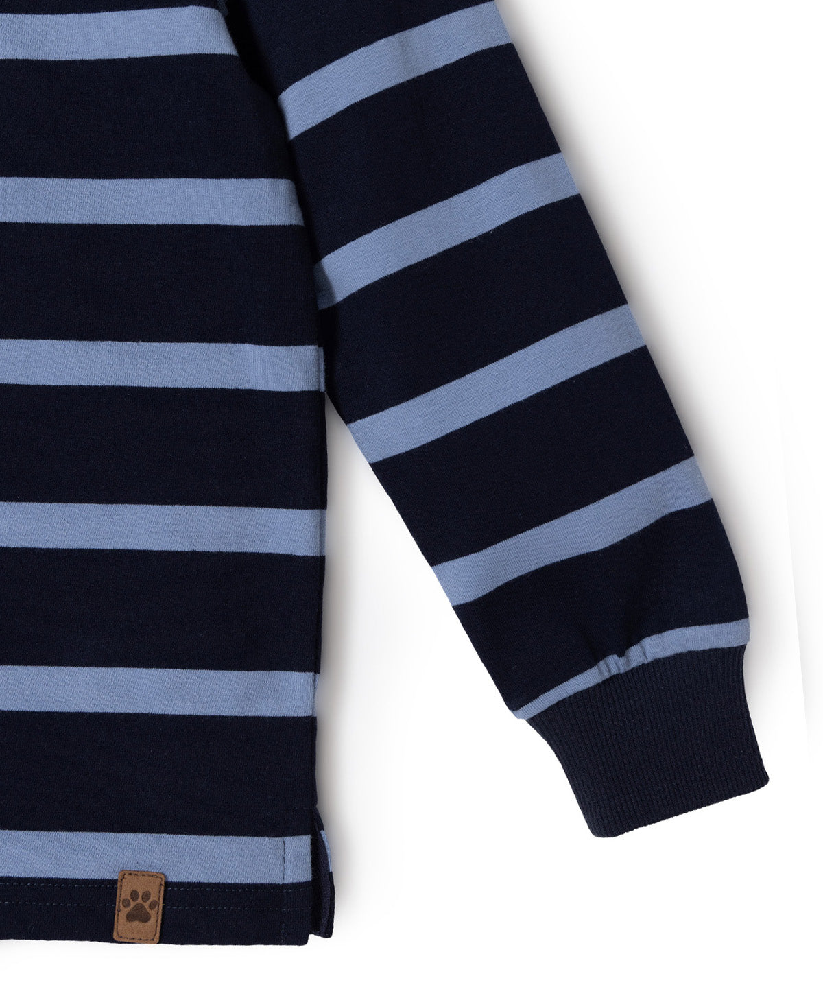 Polera Manga Larga Timber Niño Azul
