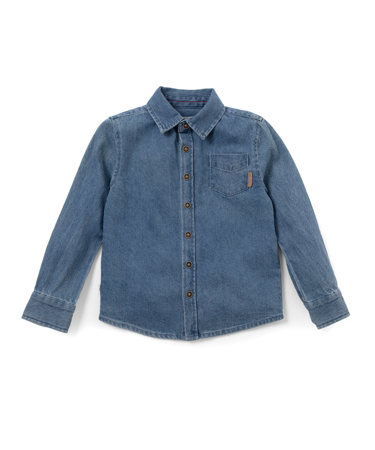Camisa Manga Larga Logan Niño Blue Denim