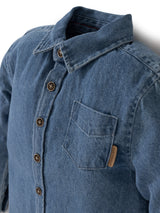 Camisa Manga Larga Logan Niño Blue Denim