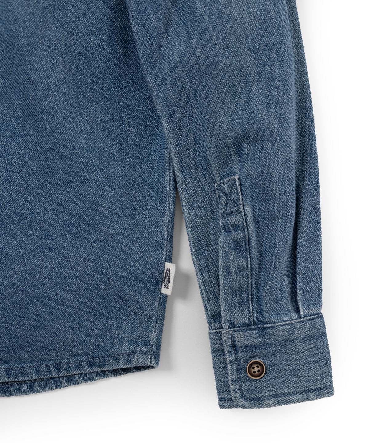 Camisa Manga Larga Logan Niño Blue Denim
