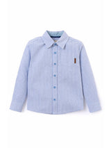 Camisa Manga Larga Lumix Niño Celeste
